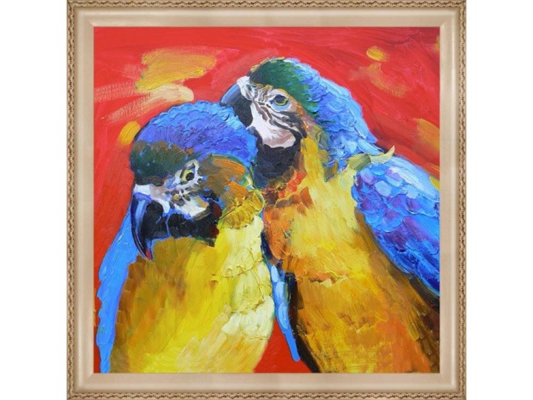 Мозаика из пайеток «Попугаи» — картинка 2