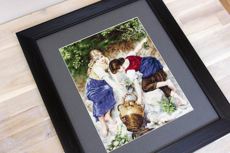 Набор для вышивания «У фонтана» — картинка 4