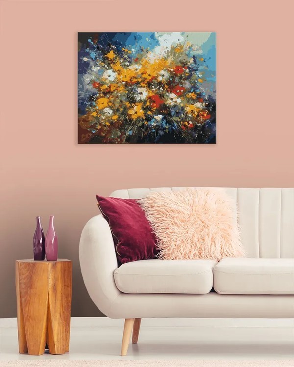 Картина по номерам «Красочный стремительный букет» — картинка 3