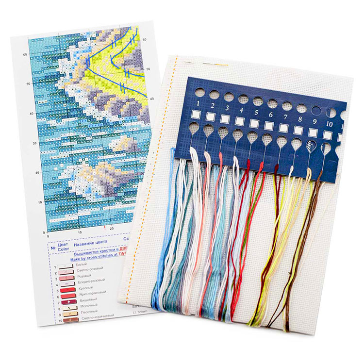 Набор для вышивания «Закладки. Дорога к маяку» — картинка 2