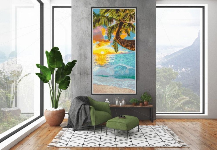 Алмазная вышивка «Утренний бриз» — картинка 3