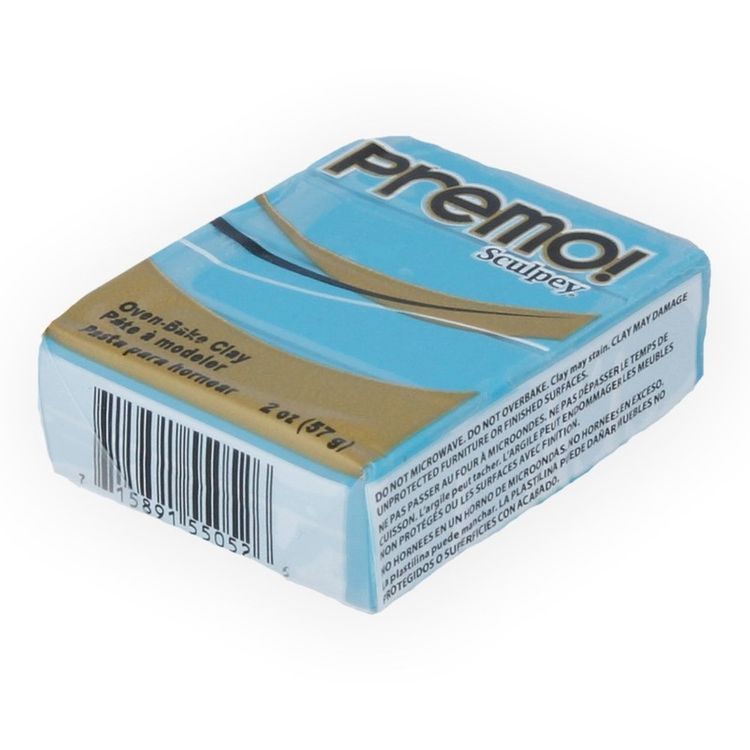 Полимерная глина Sculpey Premo, 5505 под бирюзу, 57 г — картинка 2