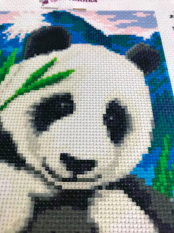 Набор для вышивания «Мамы и их зверята. Панды» — картинка 7