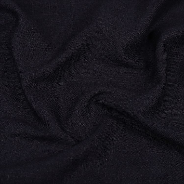 Ткань льняная, 10 м, ширина 140 см, 190 г/м², цвет: 10 темно-синий, TBY — картинка 2