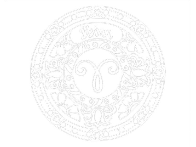 Картина по номерам «Знак зодиака. Овен» — картинка 3