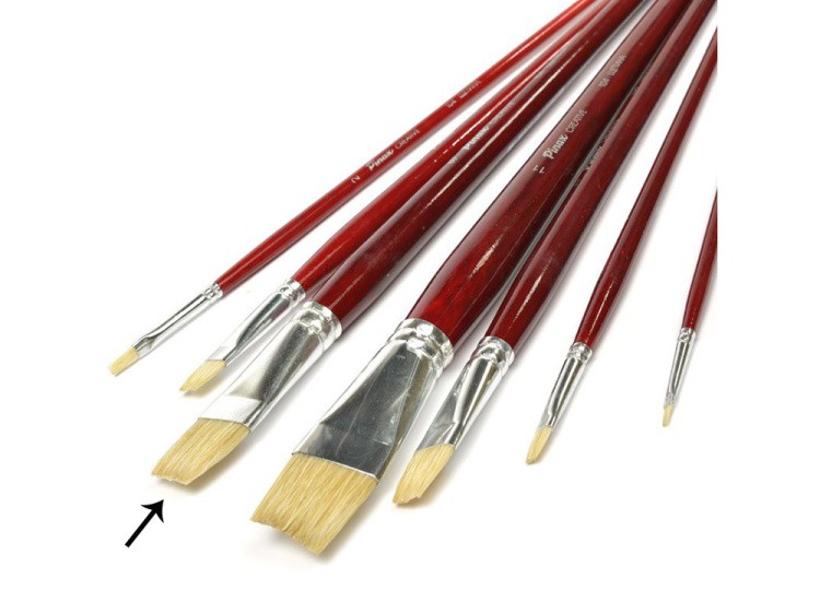 Кисть «Pinax Creative» плоская № 9 для лака — картинка 3