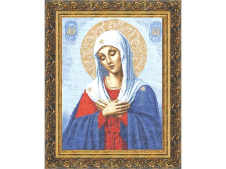Набор для вышивания «Икона Божьей Матери Умиление» — картинка 2