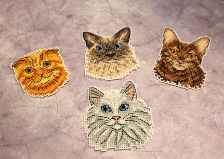 Набор для вышивания «Котики. Магниты» — картинка 4