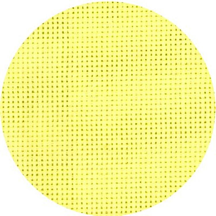Канва мелкая (10х60кл), 40x50 см, цвет: желтый, TBY