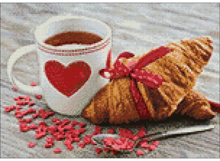 Алмазная вышивка «Французский завтрак» — картинка 2