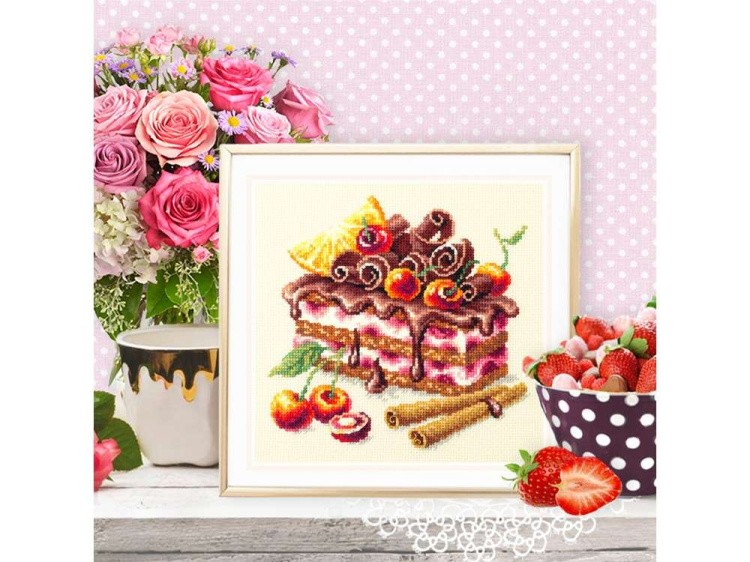 Набор для вышивания «Вишневый торт» — картинка 7