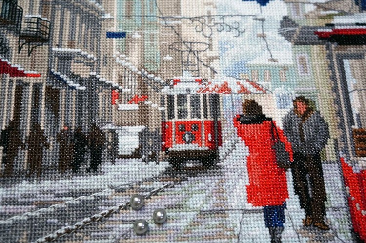Набор для вышивания «Зима в городе» — картинка 4
