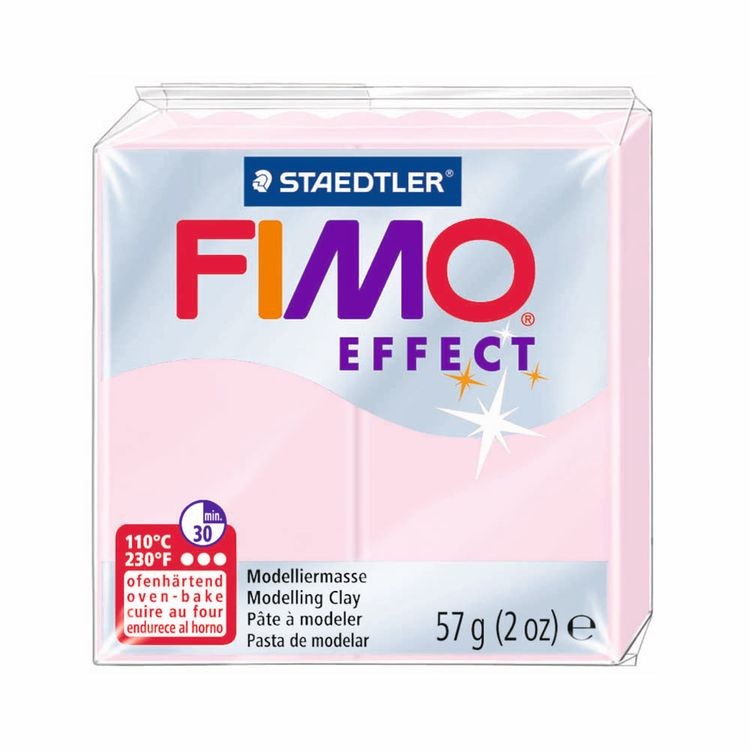 Полимерная глина FIMO Kids, цвет: перламутровый светло-розовый, 42 г