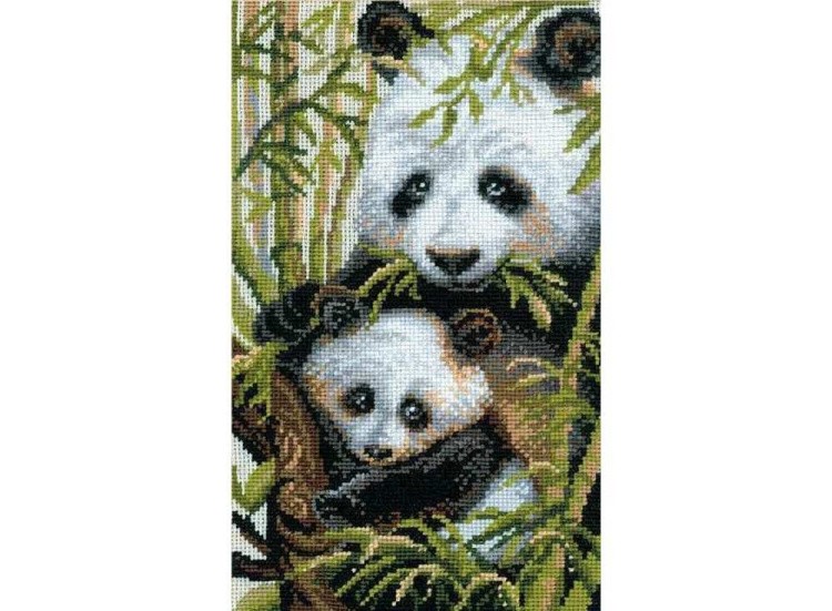 Набор для вышивания «Панда с детёнышем»