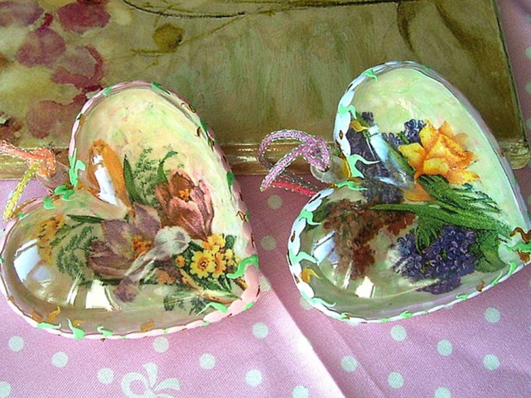 Сердце пластиковое половинками (d 10 см), 2 шт. — картинка 9