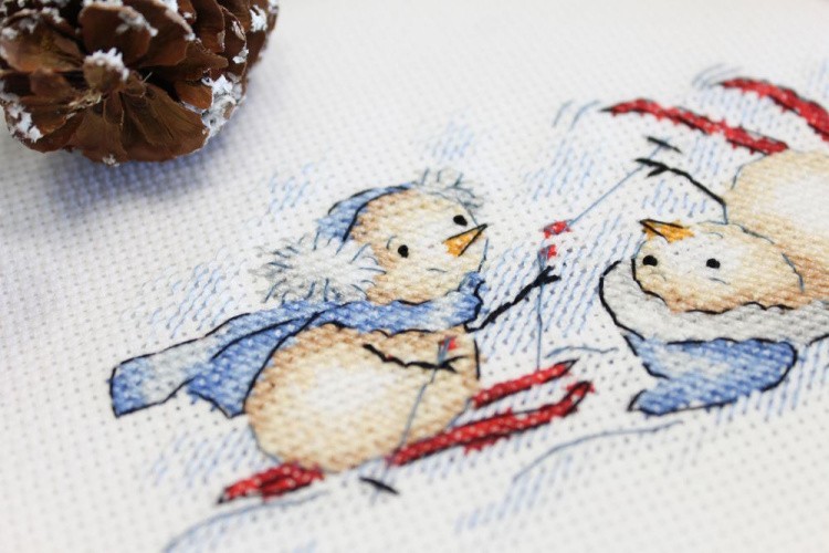 Набор для вышивания «Зимние соревнования» — картинка 3