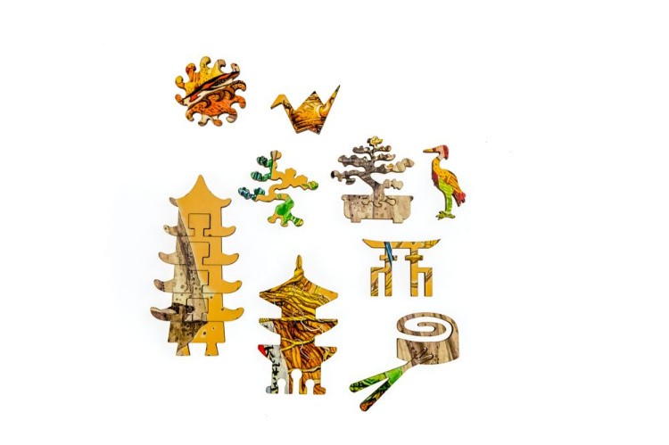 Деревянные пазлы DAVICI «Япония» — картинка 7