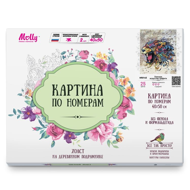 Картина по номерам «Уличное искусство граффити» — картинка 3