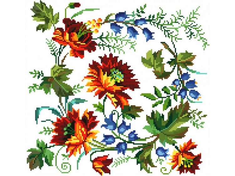 Набор для вышивания «Вальс цветов»