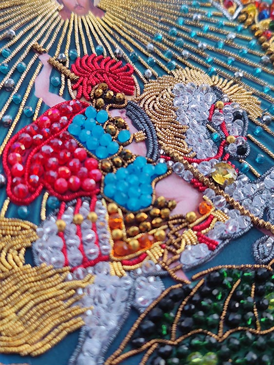 Набор вышивки хрустальными камнями «Святой Георгий Победоносец» (мал.) — картинка 11