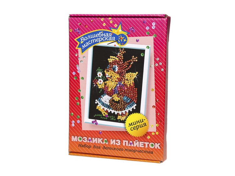 Мозаика из пайеток «Белочка» — картинка 2
