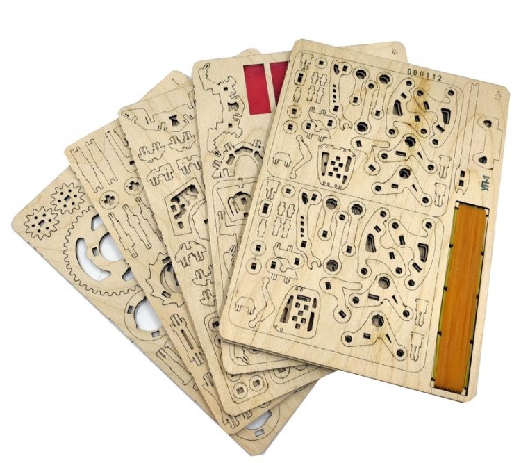 Конструктор из дерева «Шагающий Зообот», UNIWOOD — картинка 6