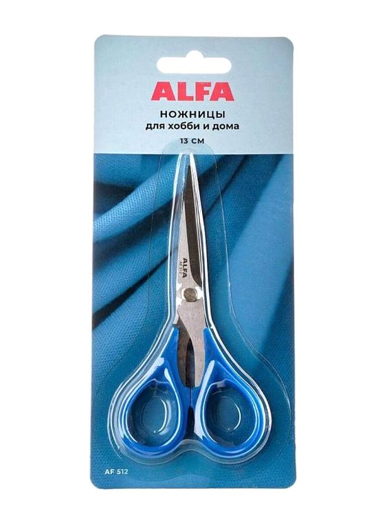 Ножницы универсальные, 13 см, ALFA — картинка 3