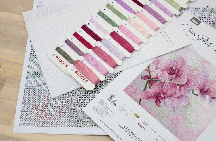 Набор для вышивания «Изящные орхидеи» — картинка 6