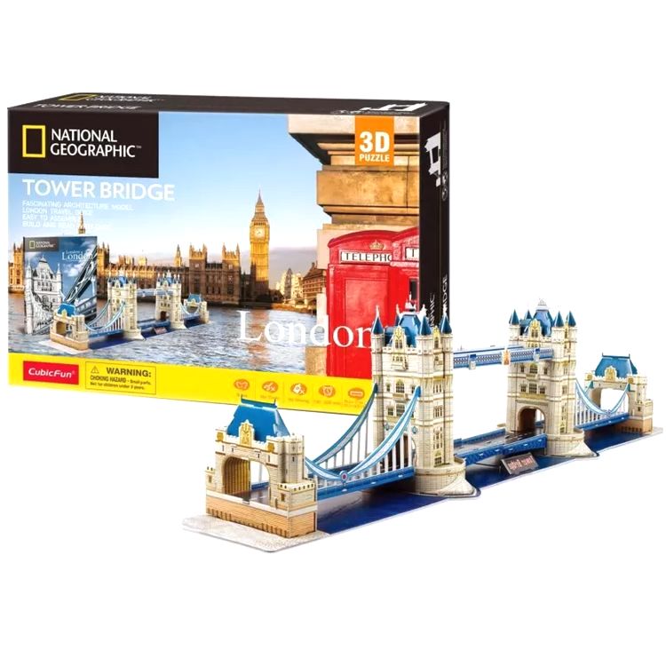 3D пазл CubicFun «National Geographic. Тауэрский мост» — картинка 11