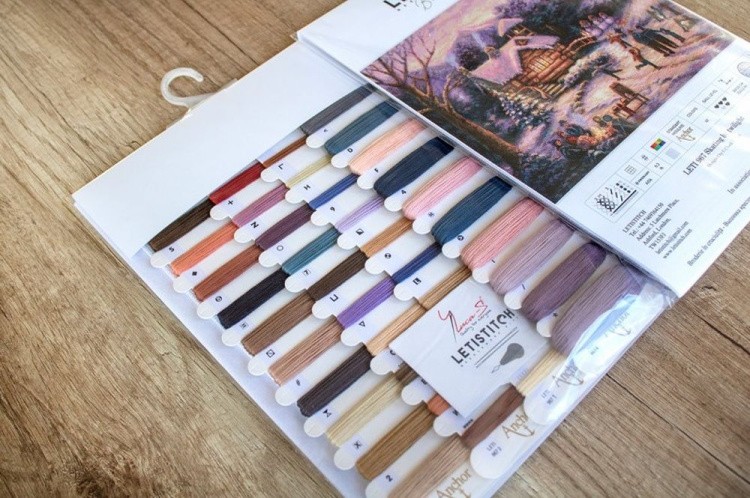 Набор для вышивания «Skating by twilight» — картинка 3