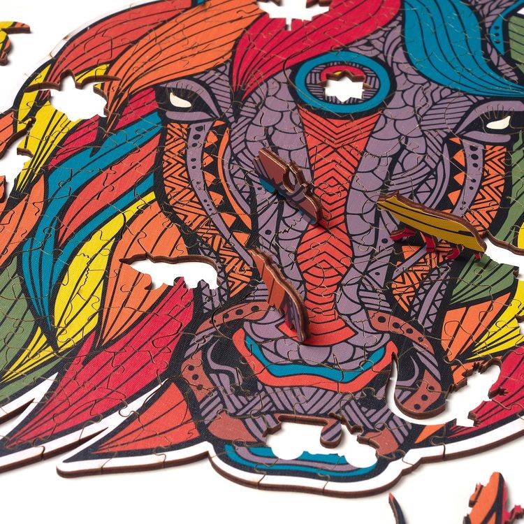 Деревянные пазлы Артвентура «Лошадь тотем» — картинка 3