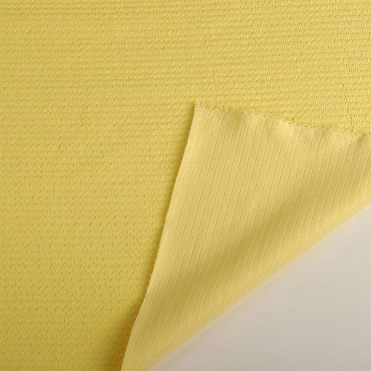 Ткань трикотажная Бифлекс жатка, 6 м, ширина 150 см, 240 г/м², цвет: 9 лайм, TBY — картинка 4