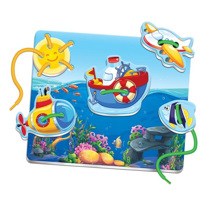 Настольная игра: Веселые шнурочки Море, Море — картинка 2