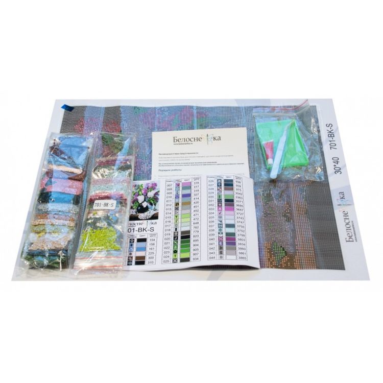 Алмазная вышивка «Пушистая сирень» — картинка 3