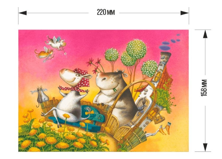 Деревянные пазлы DAVICI «Дружба на полянке» — картинка 2