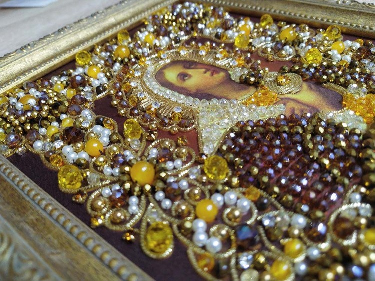 Набор для вышивания хрустальными камнями «Святая Мария» — картинка 7