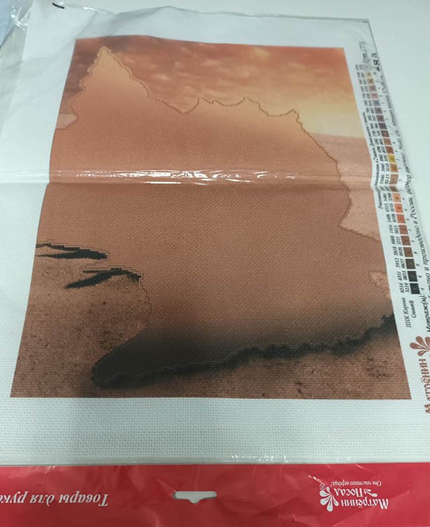 Рисунок на ткани «Морские сувениры» — картинка 2