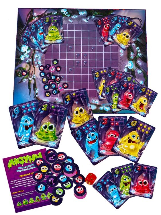 Настольная игра «Лизуны. Пещерные соревнования» — картинка 3
