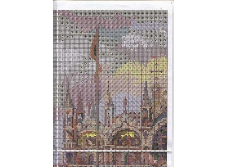 Набор для вышивания «Венеция. Площадь Сан-арко» — картинка 4