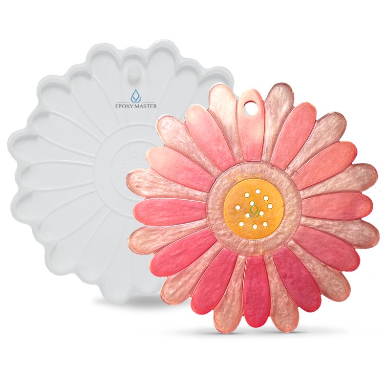 Силиконовый молд «Подстаканник ромашка», 16 см — картинка 2