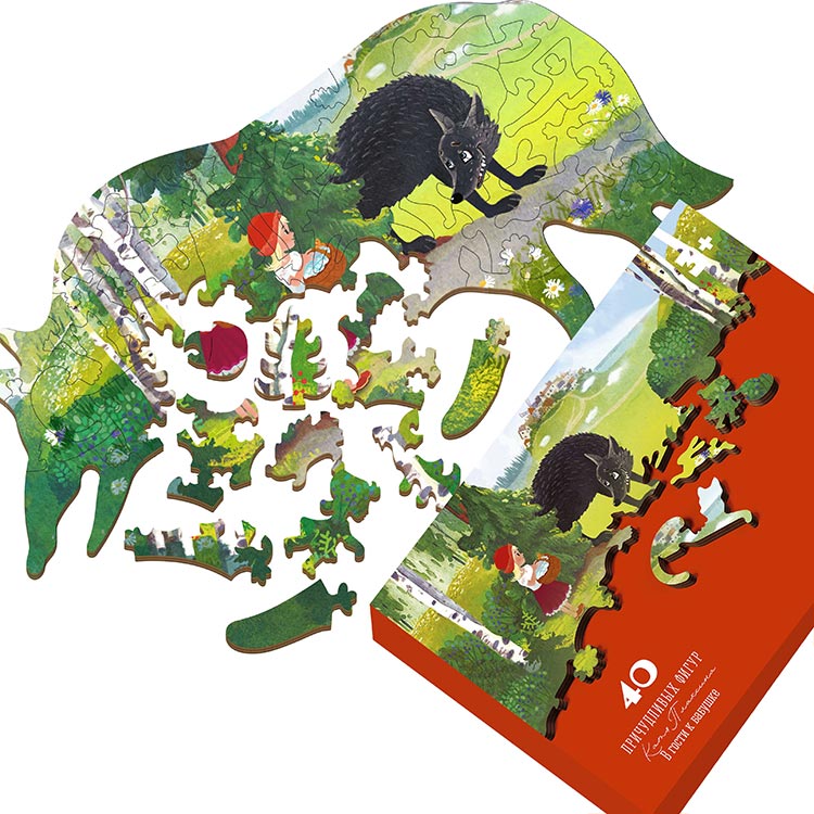 Деревянные пазлы DAVICI «В гости к бабушке» — картинка 8