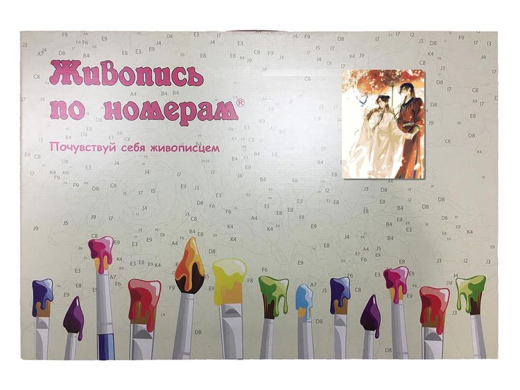Картина по номерам «Аниме пара» — картинка 3