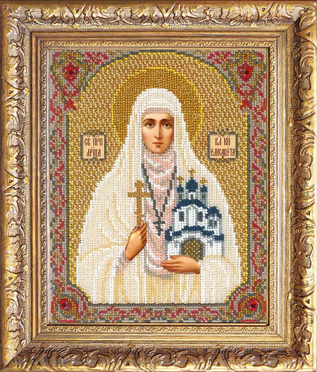 Набор вышивки бисером «Святая Елизавета» — картинка 2