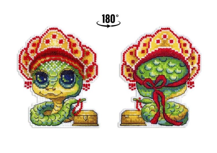 Набор для вышивания «Змейка в кокошнике» — картинка 6