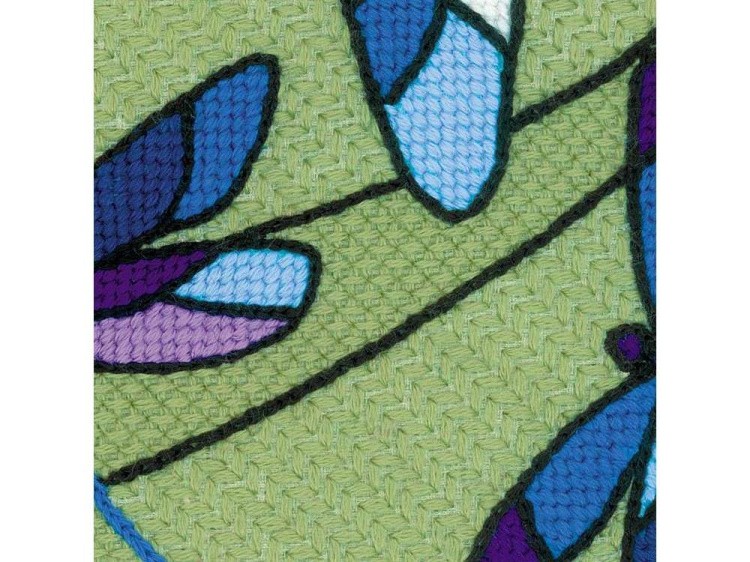 Набор для вышивания «Подушка/панно. Витраж. Стрекозы» — картинка 4