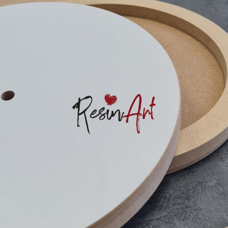 Набор №23 для создания часов на подрамнике 1,6 см (с ламинацией) d 40 см — картинка 2