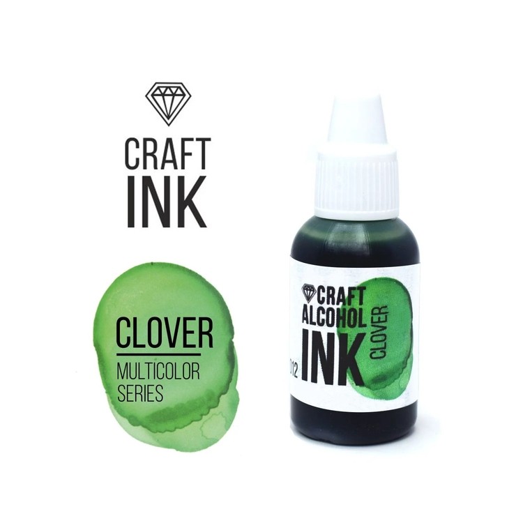 Алкогольные чернила клевер (Clover) 20 мл, Craft Alcohol INK
