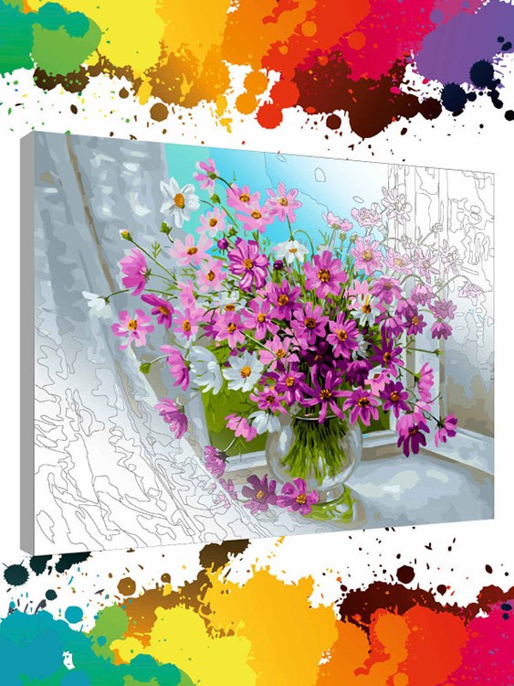 Картина по номерам «Воздушный букет» — картинка 5