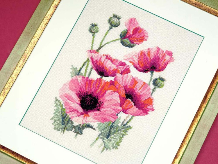 Набор для вышивания «Розовые маки» — картинка 4