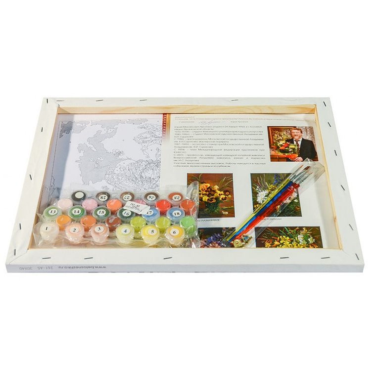 Картина по номерам «Голландские тюльпаны» — картинка 3